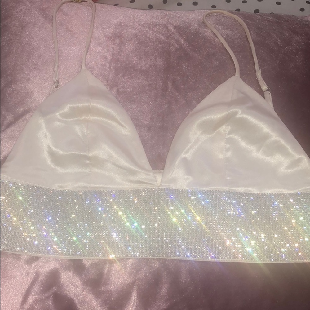 Meshki sayin crystal bralette top